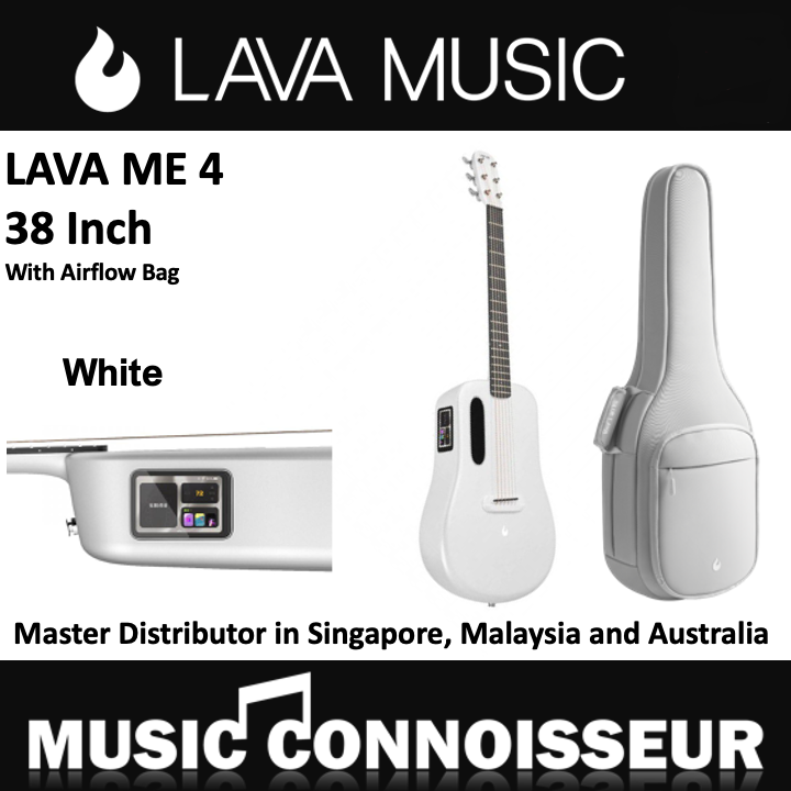 LAVA ME4 ホワイト エレアコ ギター ケース付き Lava Music LAVA ME 4