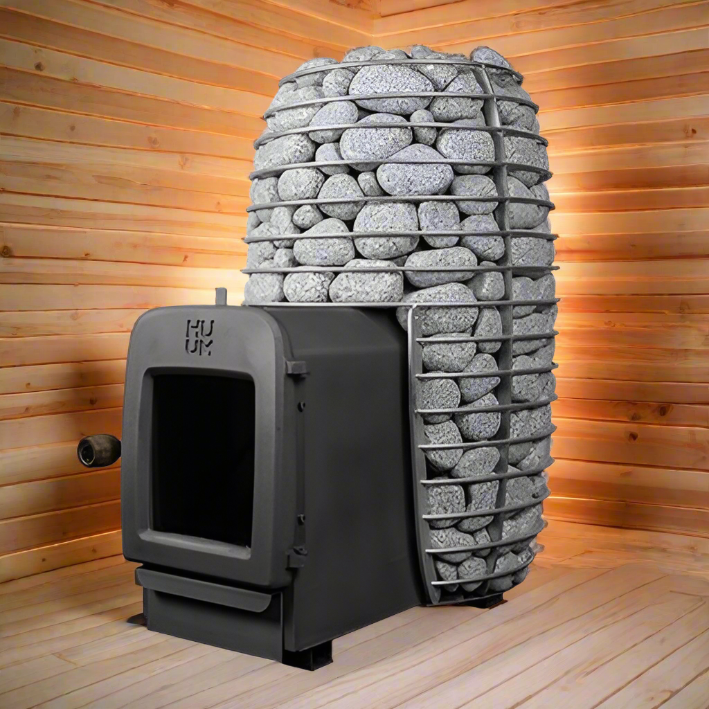 HUUM Hive Heat 12kW LS Sauna Stove with Firebox Extension