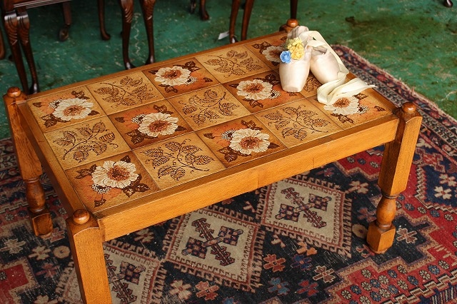 イギリス アンティーク 家具 コーヒーテーブル センターテーブル 6576d