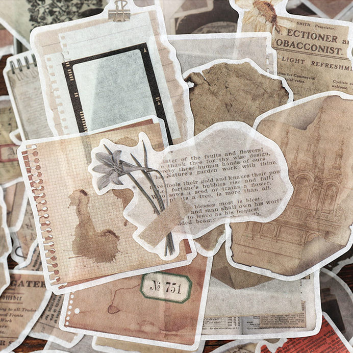 海外マステ コラージ素材 人物ステッカー ggaggong様 まとめ売り 最終