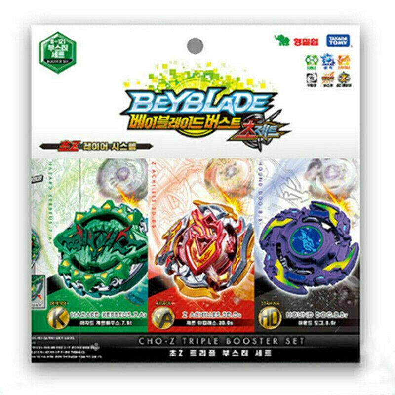 Takara Tomy Beyblade BURST B-121 Cho-Z Triple Booster Set – Mall