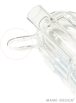 バイパスパイプM【マメデザイン】マメオーバーフローM用オプションパーツ