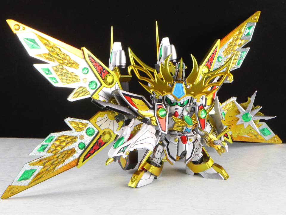 絶版ガンダムBB戦士 組み立て済み 武神輝羅鋼 武威鳳大将軍 絶版