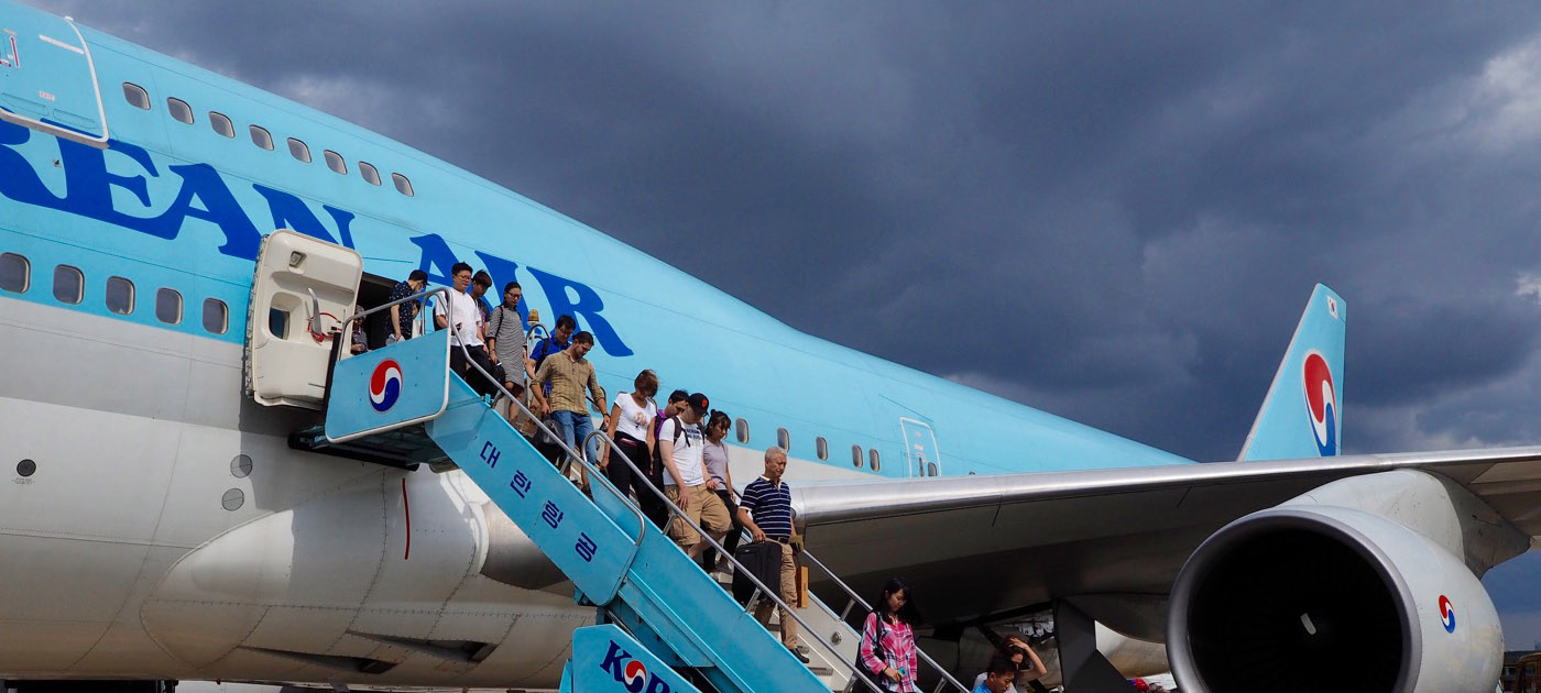 KE 厚みありパーツ 大韓航空 Aviationtag B747 KE 厚みありパーツ 大韓