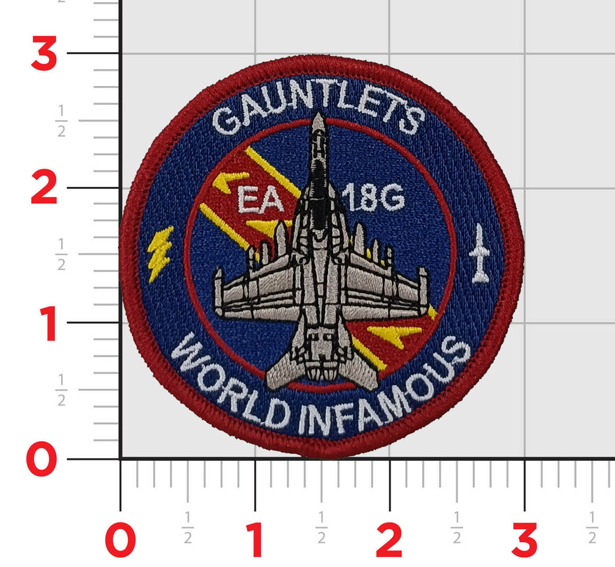 Buy Official US Navy VAQ-136 Gaunt Patch | MarinePatches.com