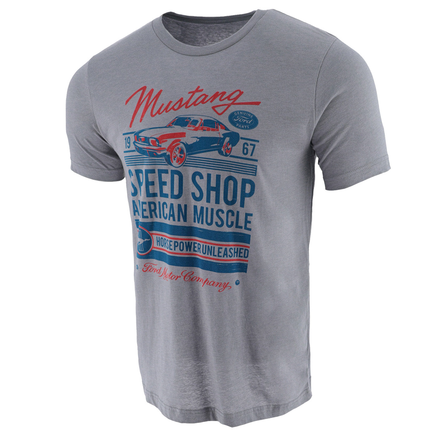 Ford Mustang Men's Vintage Speed Shop T-Shirt - Official Ford