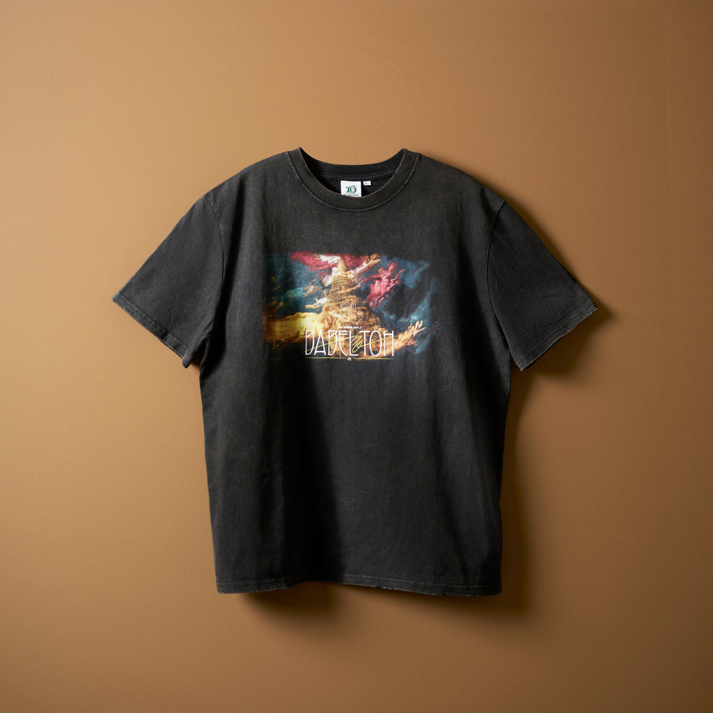 愛知公演】“BABEL no TOH” ヴィンテージライクTシャツ / ブラック