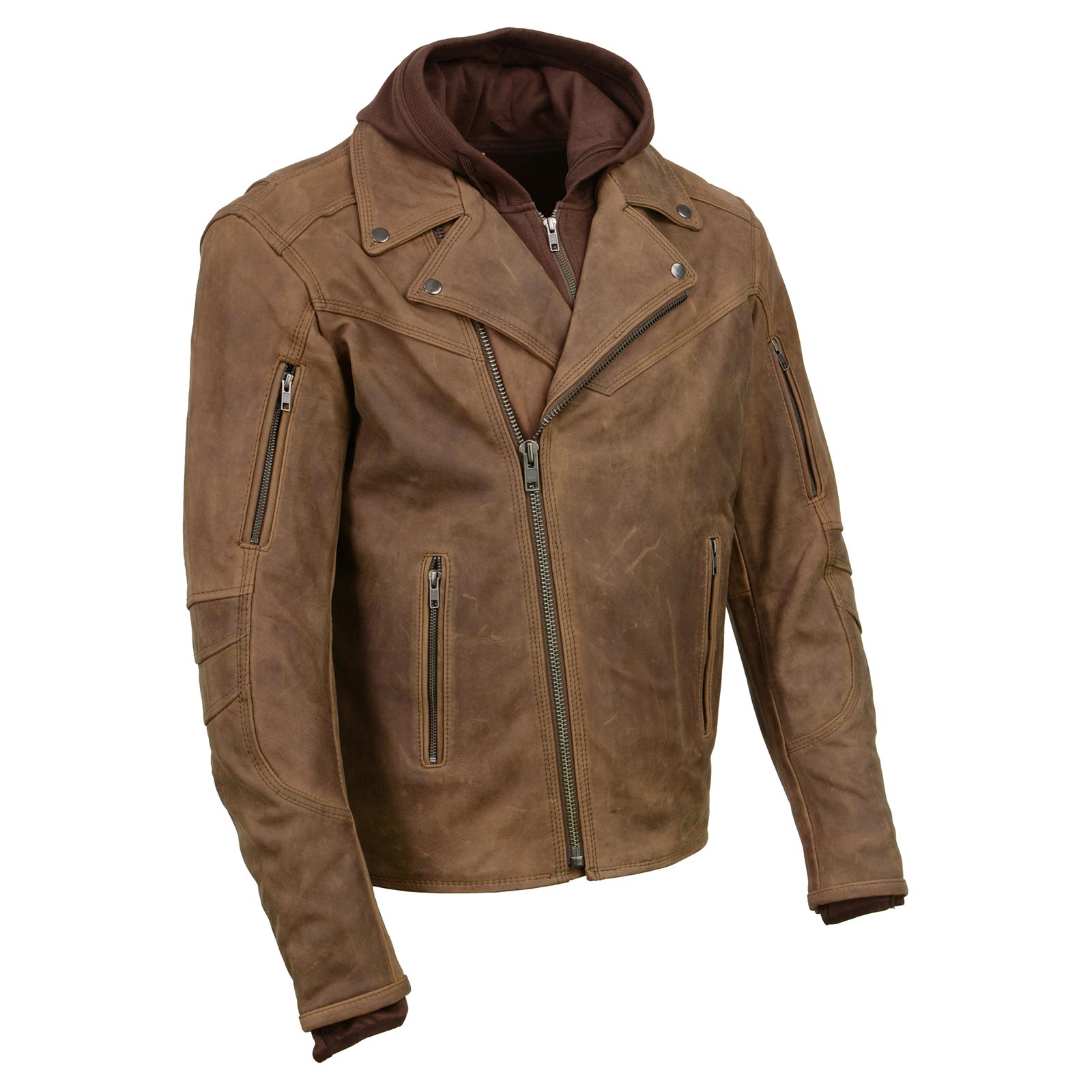 Milwaukee Leather MLM1511 Men's 'Vagabond' Vintage Crazy Horse