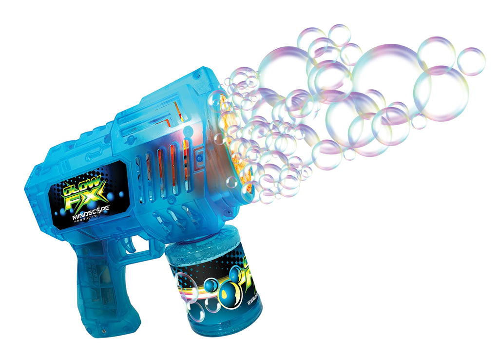 Set of 2 GlowFX Bubble Blaster with LED Lights and Bubble Jets