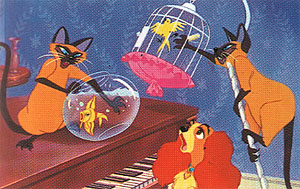 Disney All Stars - Si & Am - ディズニー限定品☆わんわん物語 サイと