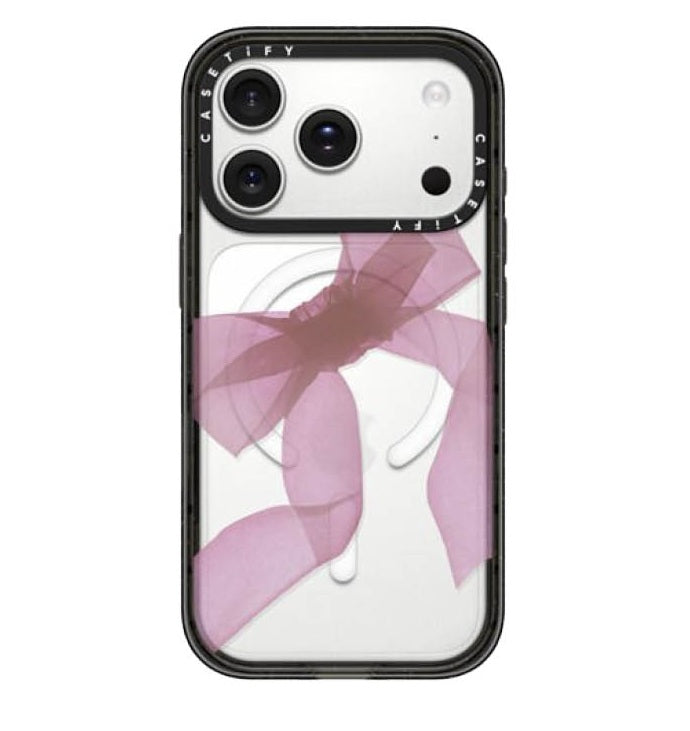 CASETiFY Magsafe Impact Case for iPhone 17 Pro/Pro Max - Pink Organza