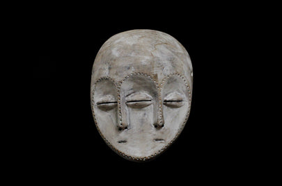 レガ族 2面のマスク m_127 – AFRICAN WEB SHOP ン・マ