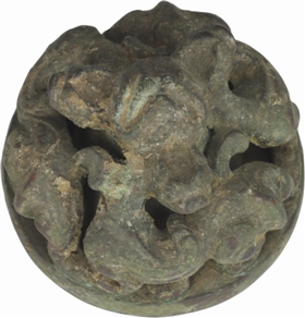 案头珍玩：西汉青铜虎席镇_铜器佛像_新浪收藏_新浪网