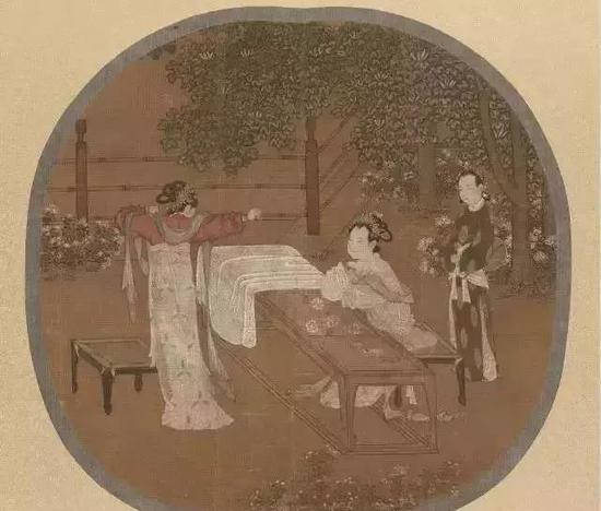 三宅凰白日本画扇面38x58cm