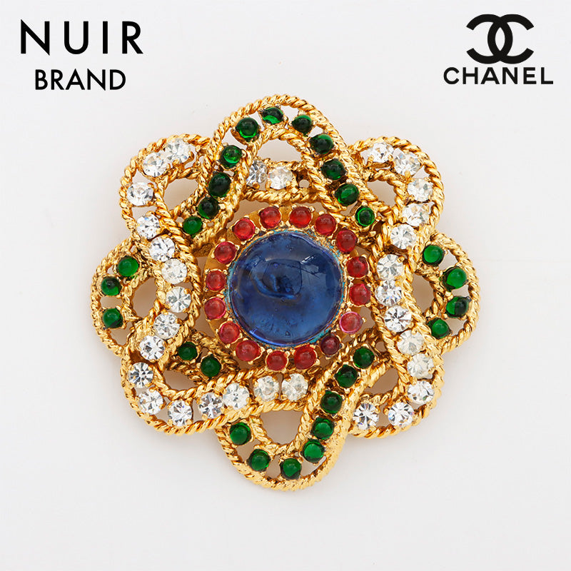 激レア】シャネル ブローチ グリポア ゴールド ココ ビジュー カラー