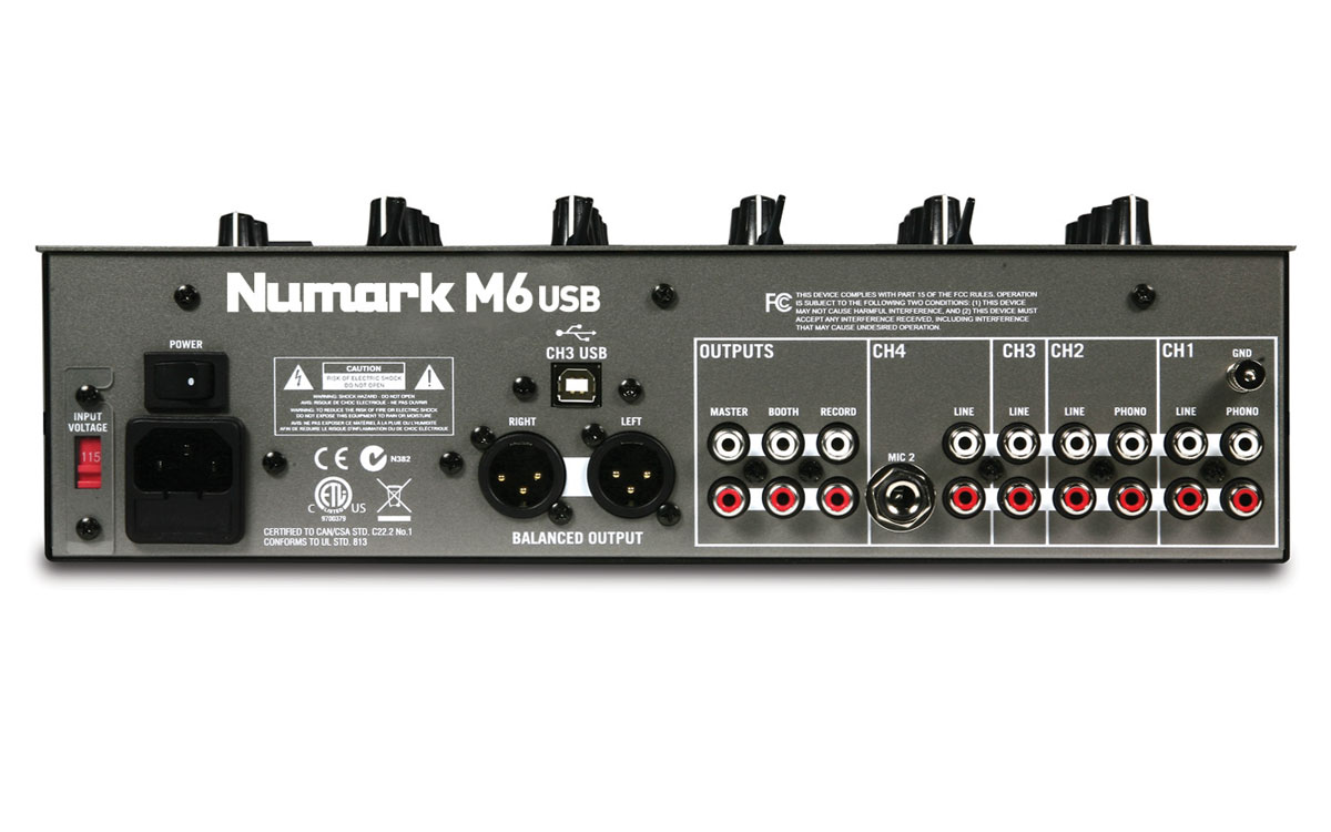 製品情報：M6 USB：Numark