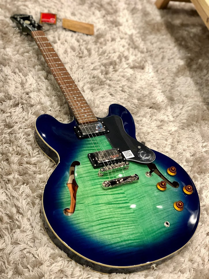 Epiphone Dot Deluxe - Aquamarine – nafiriguitar.com