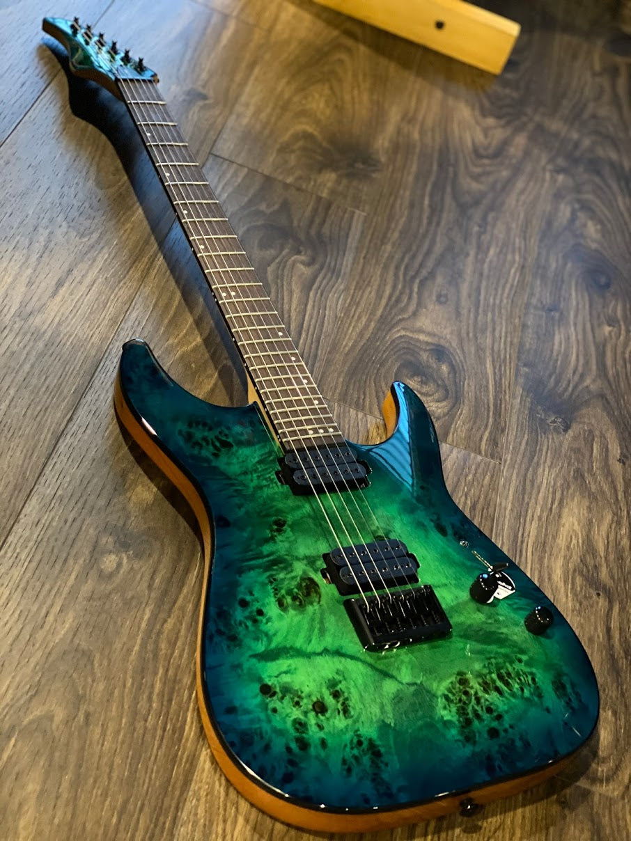 Schecter C-6 Pro AQB in Aqua Burst – nafiriguitar.com