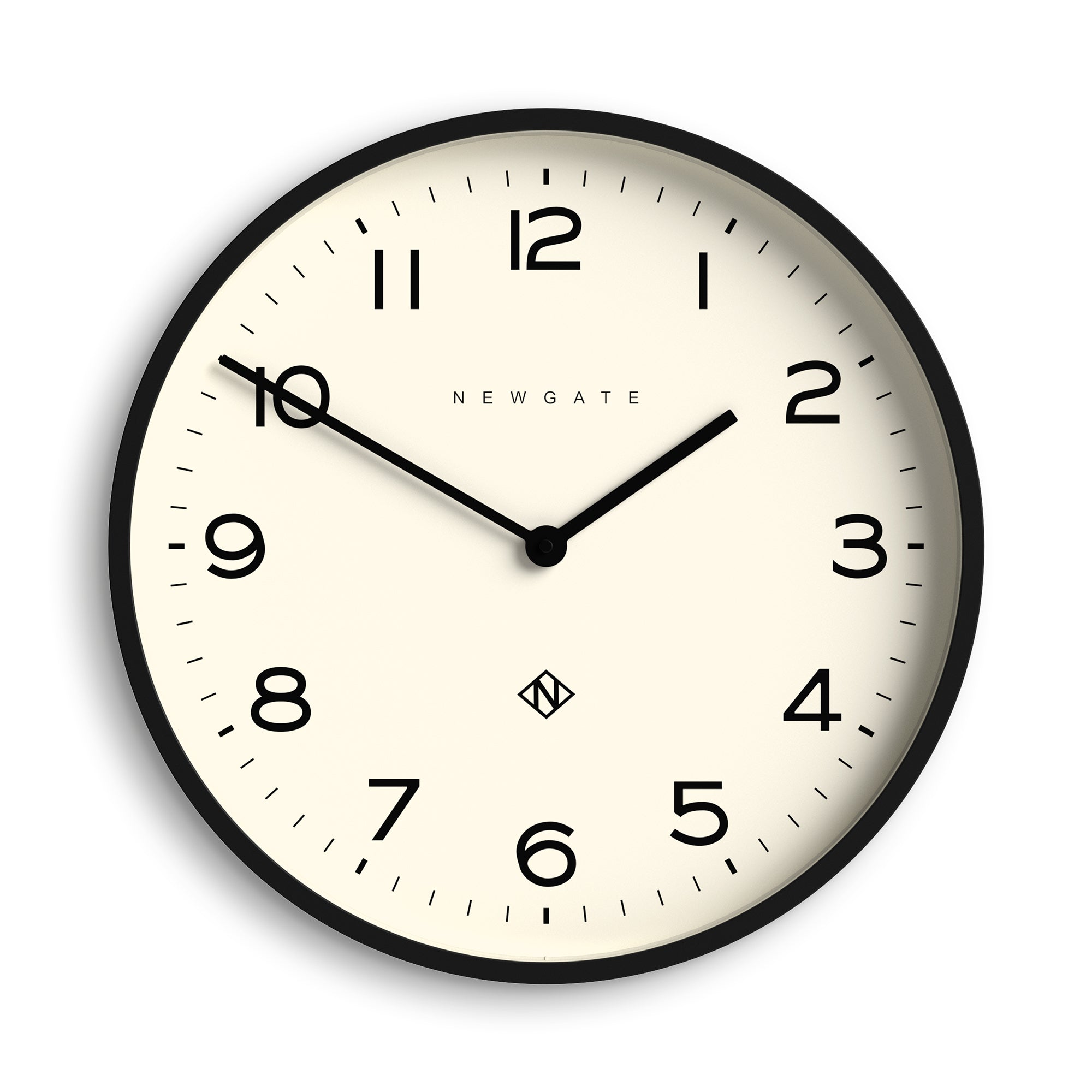 Newgate Echo Number Two wall clock in black – Newgate World