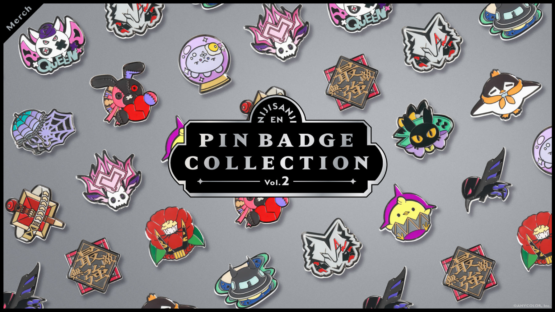NIJISANJI EN PIN BADGE COLLECTION Vol.2 – NIJISANJI EN Official Store