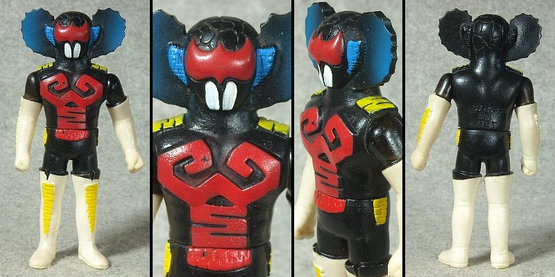 アクマイザー3 怪人鉄面鬼 昭和ビンテージ 1970年 ブルマック