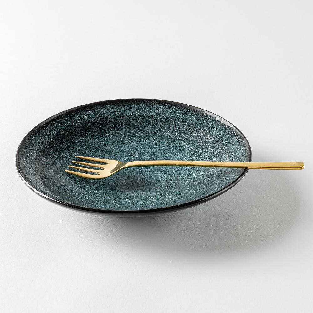 陶房薄氷 水泡氷裂貫入釉 浅鉢 ¥5,500 大人の焼き物