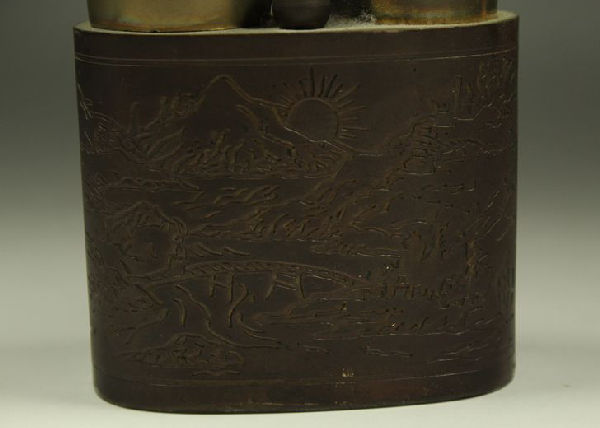 中国美術 唐物 チャイナブラス・水煙パイプ 中国美術 唐物 チャイナ