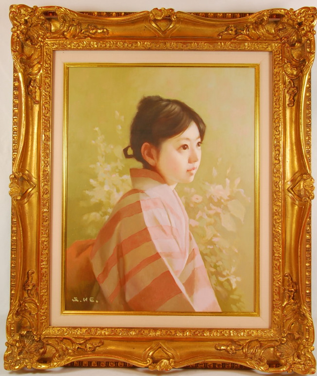 上尚司 絵画 望 原作 油絵 上尚司絵画望原作油絵