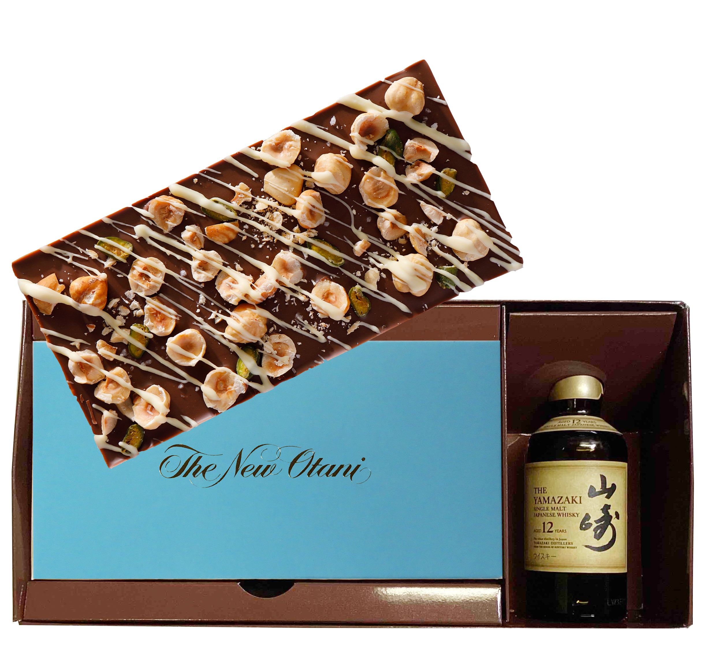 山崎ミニボトル2本＋オリジナルチョコレートセット 山崎蒸溜所限定品