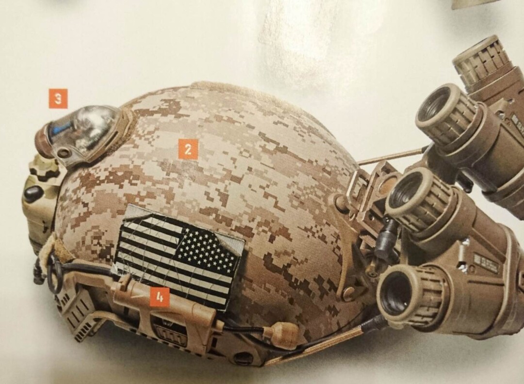 実物 美品 CORE Survival HEL-STAR 6 HS-640-1 Helmet-Mounted Light