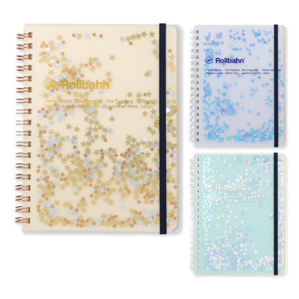 ロルバーン グリッター ミント ポケット付メモ L Rollbahn デルフォ ス