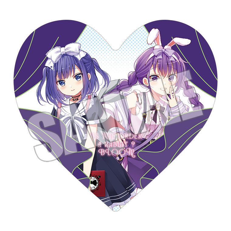 ハートクッション＜RABBIT in WONDERLAND & NIGHTMARE BLACK＞