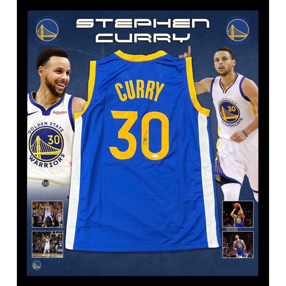 NBA スーパースター選手 ステフィン・カリー 直筆サイン 入りフォト