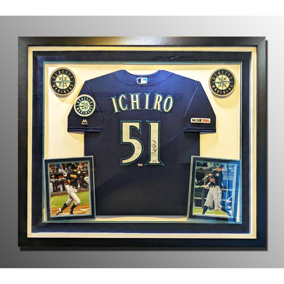 カネ‼️イチロー 直筆サイン 額縁【オリックスブルーウェーブ】 カネ