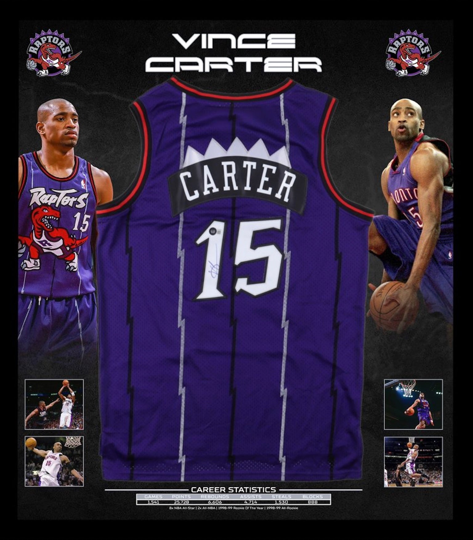 NBA Vince Carter サイン ユニフォーム ビンス カーター 【公式通販】