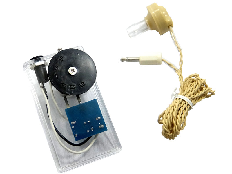 電池不要、懐かしのゲルマニウム・ラジオを作るキット。雑誌「CQ ham