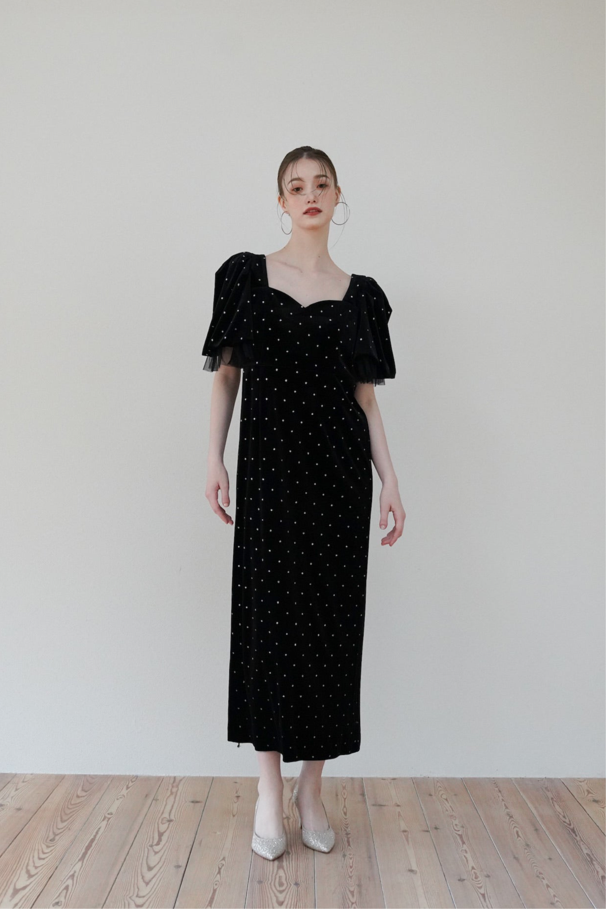bijou dot velours dress – Acka online store