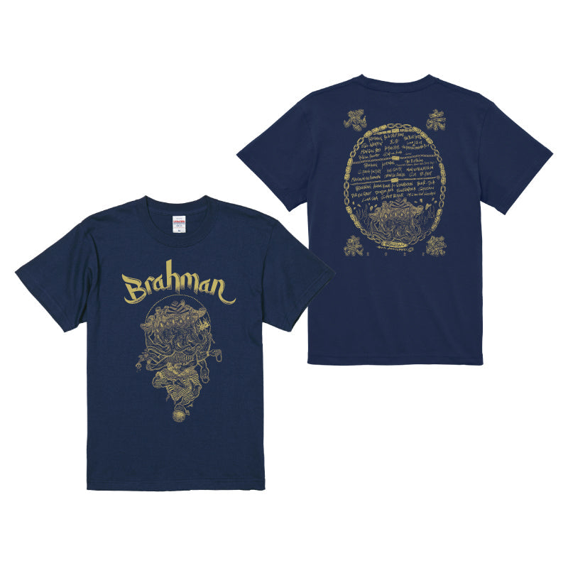 BRAHMAN 尽未来祭 T-SHIRTS C/INDIGO