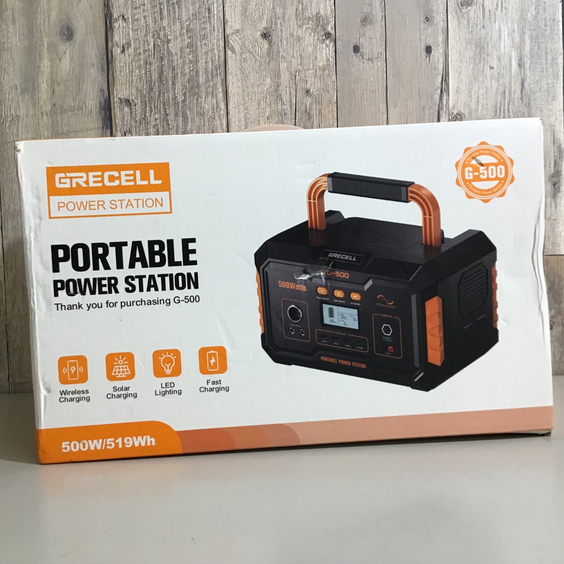 中古品】☆送料無料☆ポータブル電源 GRECELL G-500 500W【戸田店