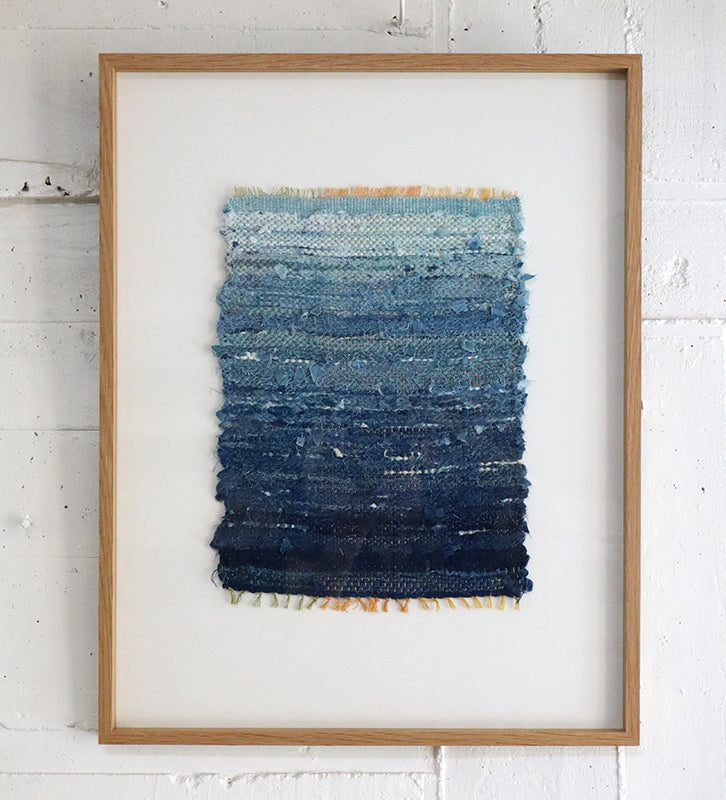 藍染 裂き織り Gradation1 – AiAii