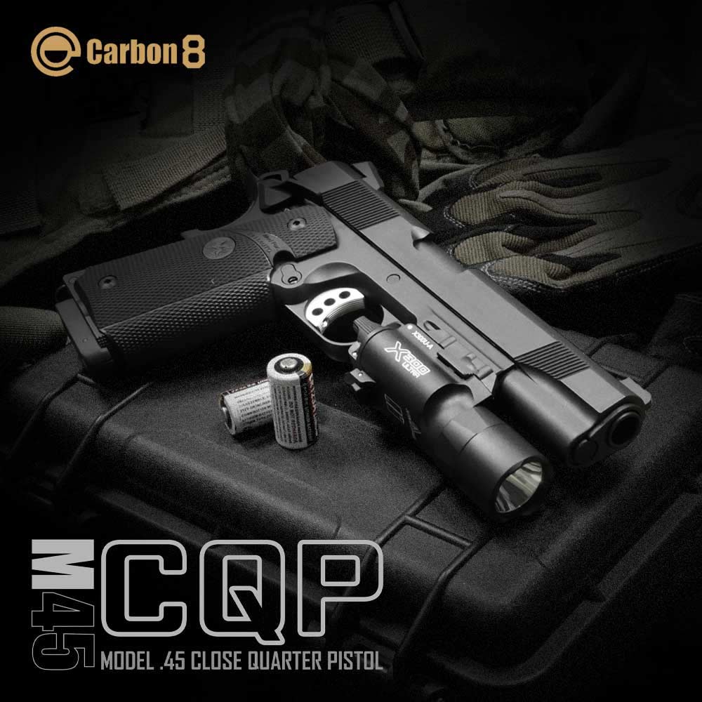 Carbon8 製 】Co2 GBB M45CQP ハンドガン 本体 Gen.2マガジン付き ( 60