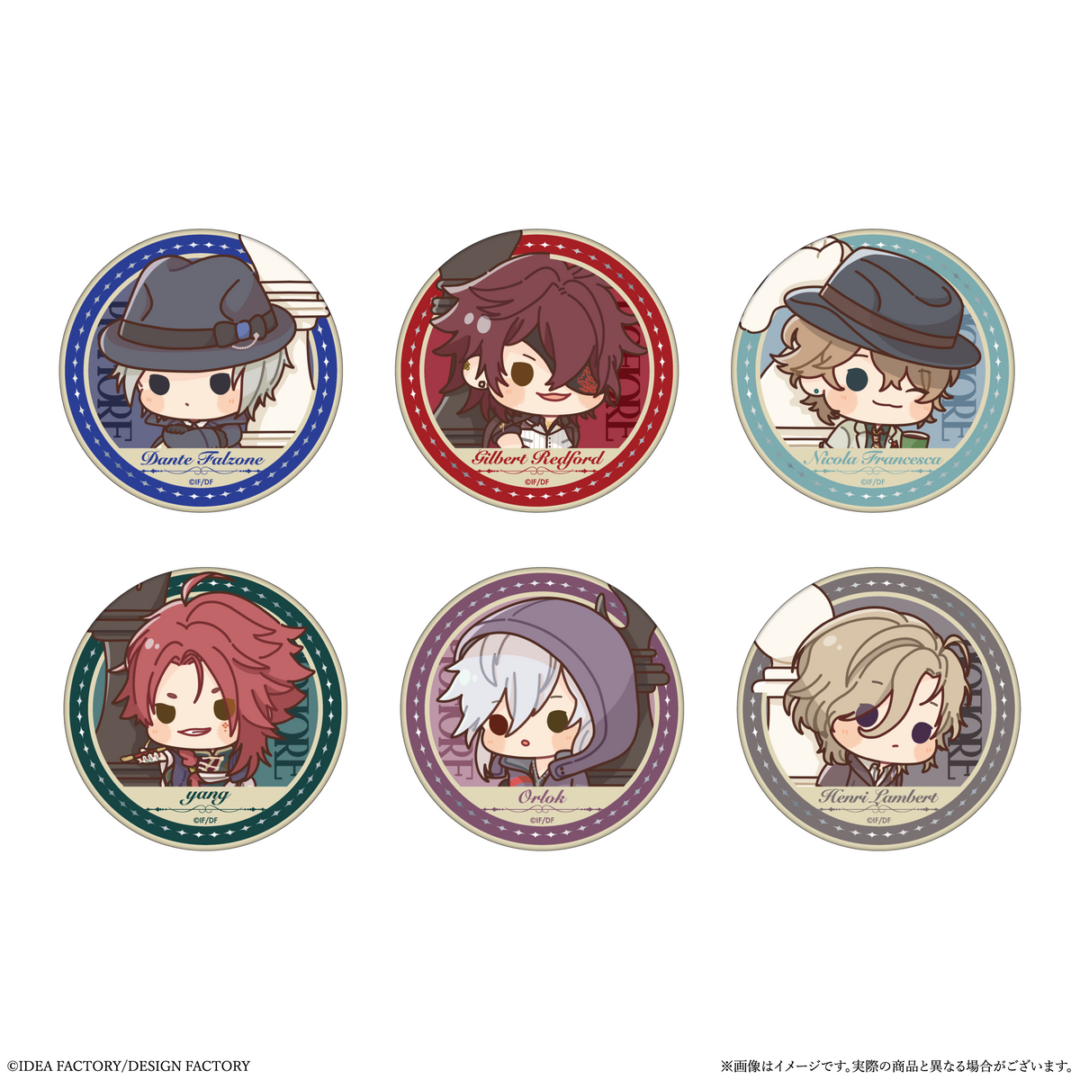 ピオフィオーレの晩鐘 コウモリ 缶バッジ アクリルスタンド 楊