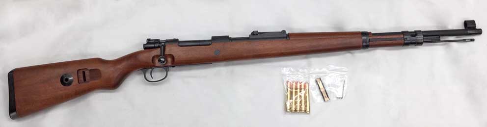 マルシン「モーゼル Kar 98K ブラック HW 排莢式 ガスガン