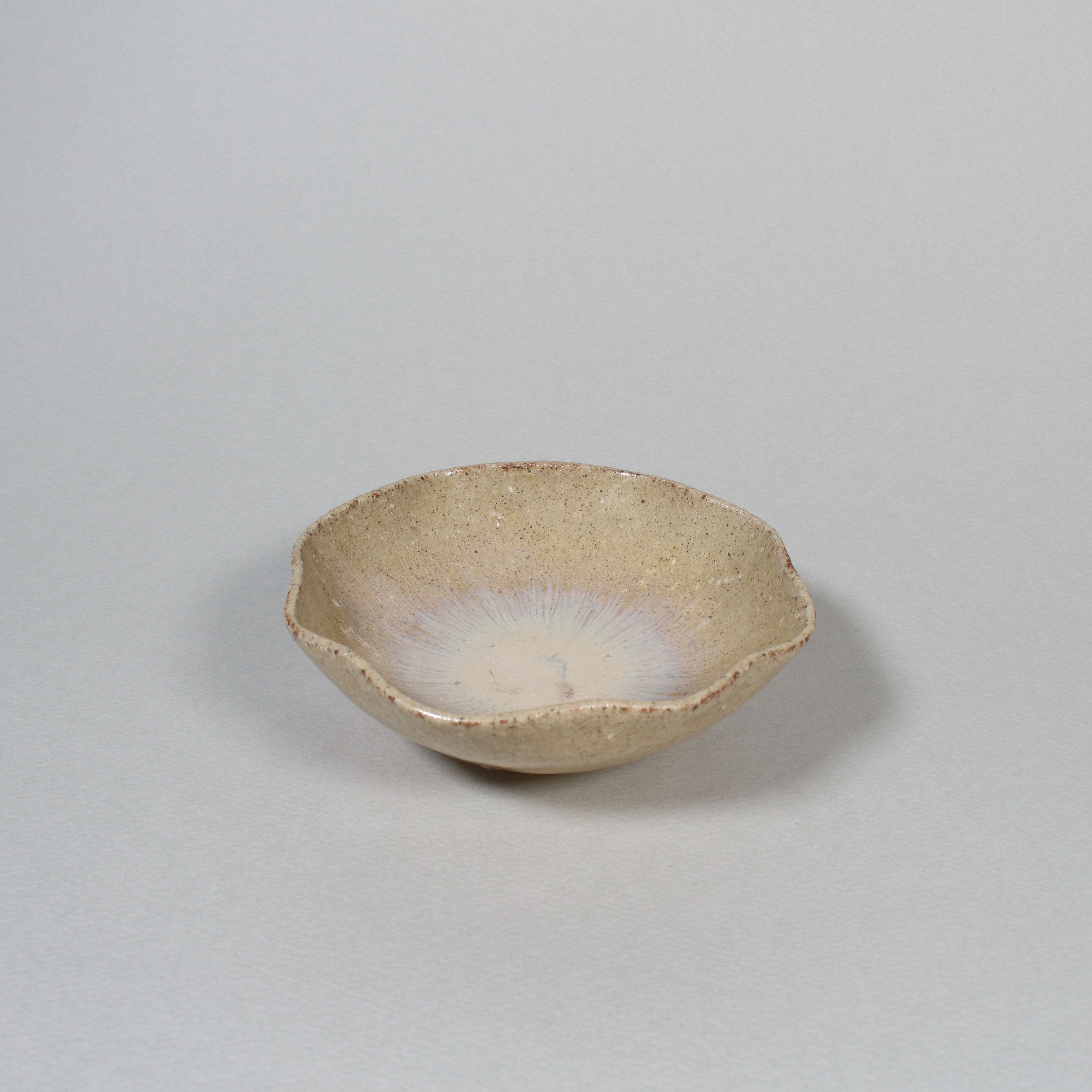 古唐津 山絵 小皿4枚 直径約12.5㎝ タカチ 東さ7-0121