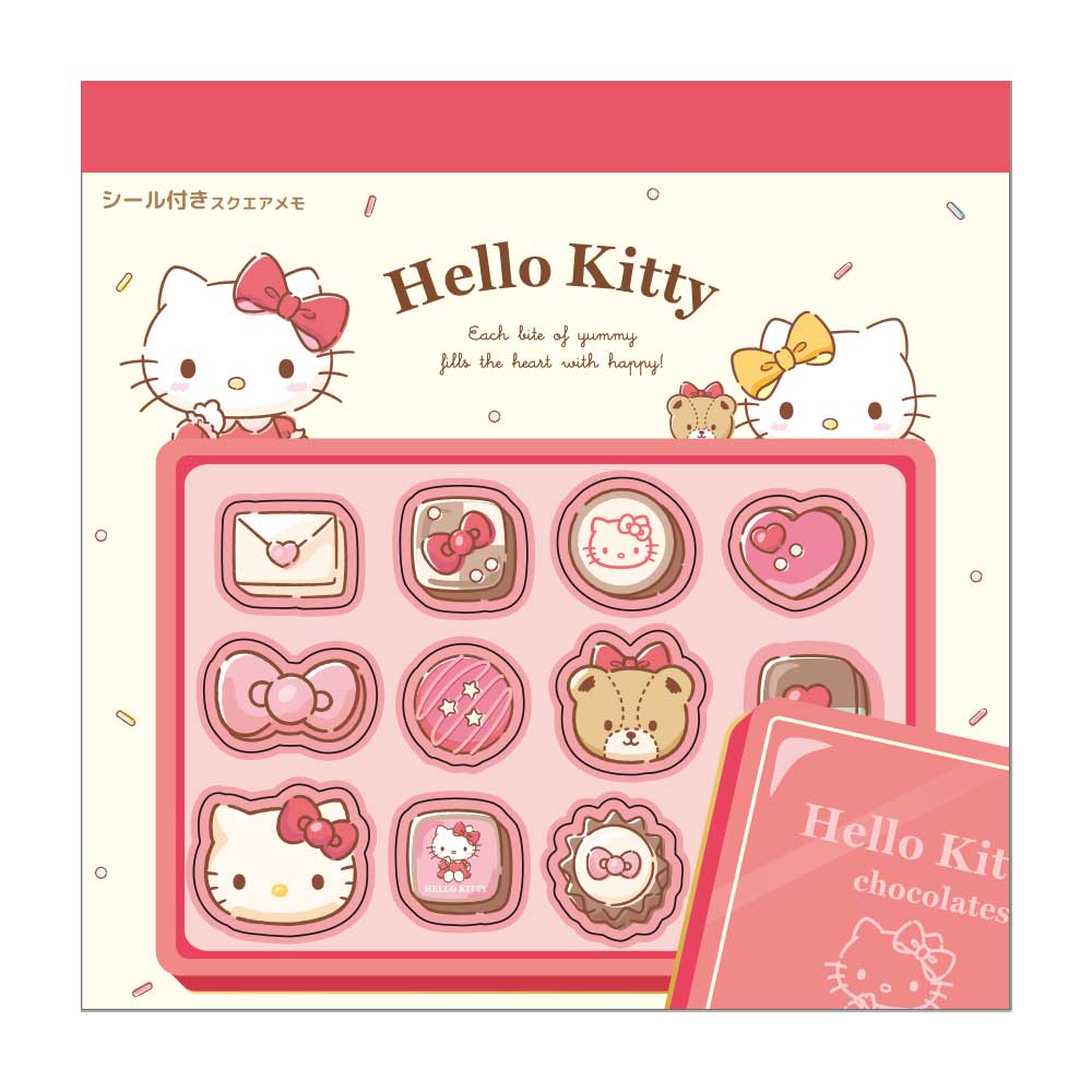 キティ スイーツ缶 メモ、シール、タオル サンリオ 文房具・事務用品