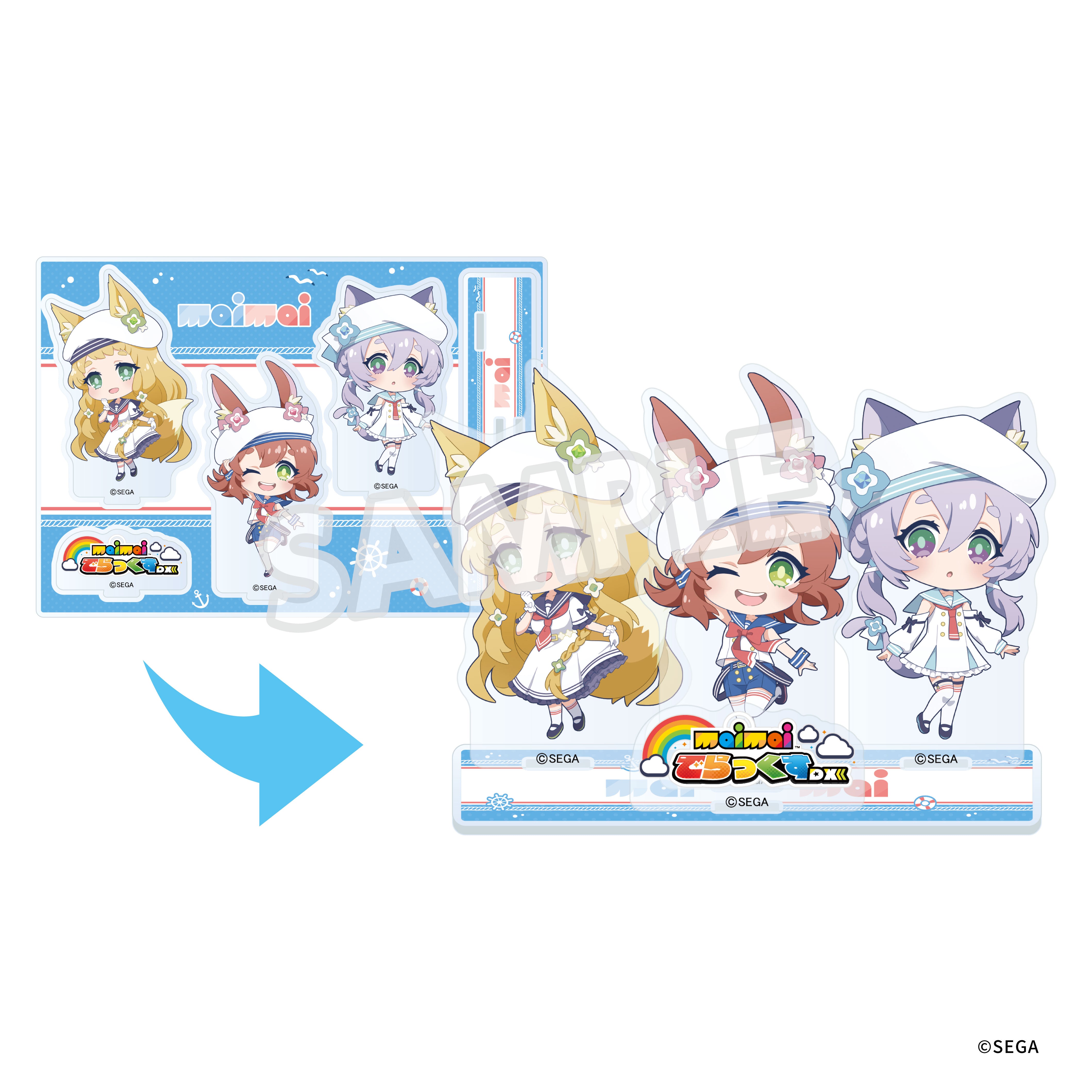 ゲキ！チュウマイ】ジオラマアクリルスタンド（ミニキャラ）maimai ver