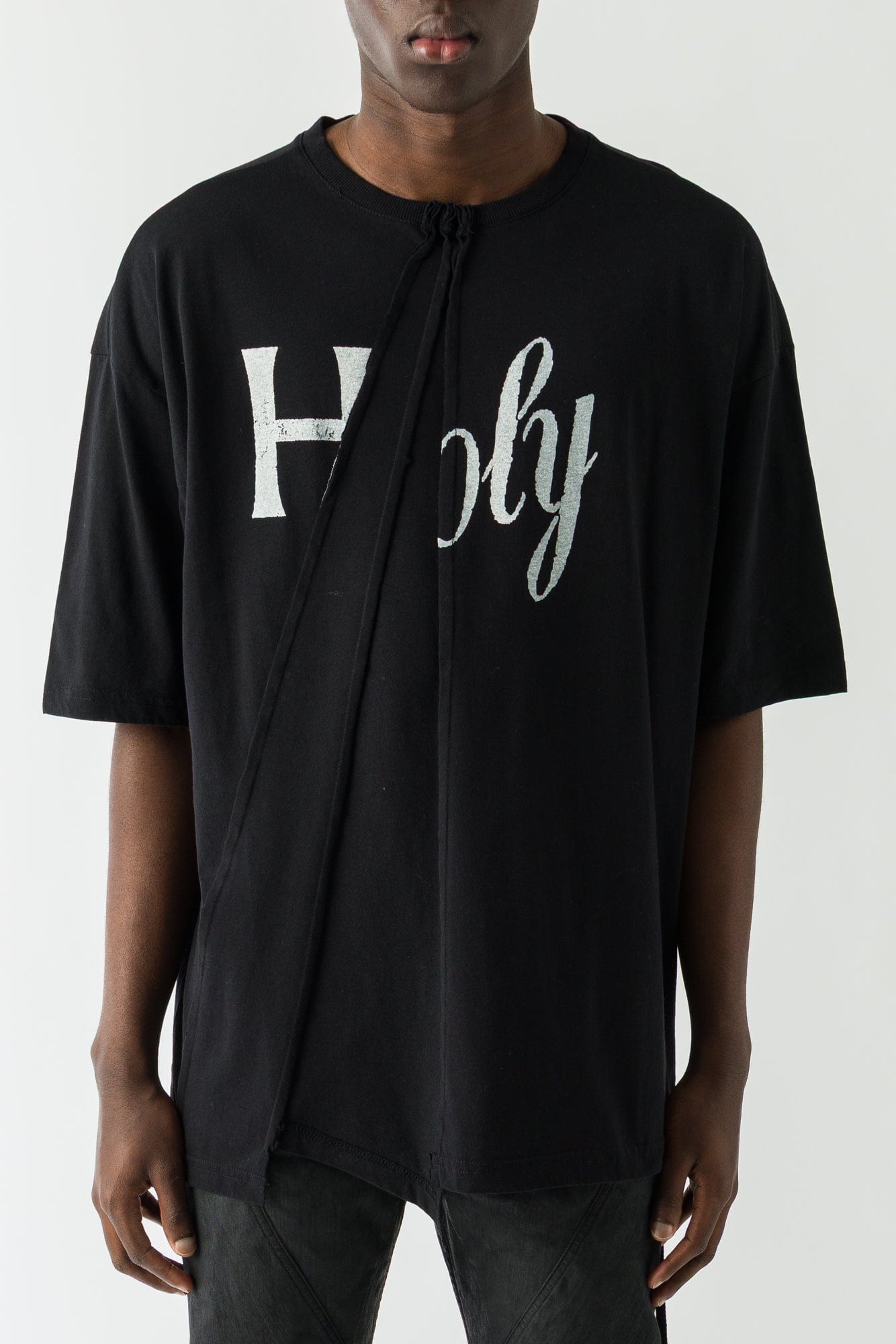 Ann Demeulemeester Hardon Printed T-Shirt In Black – Antidote