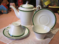 レア1920-40 戦前東洋陶器カスタードカップ小皿デザート