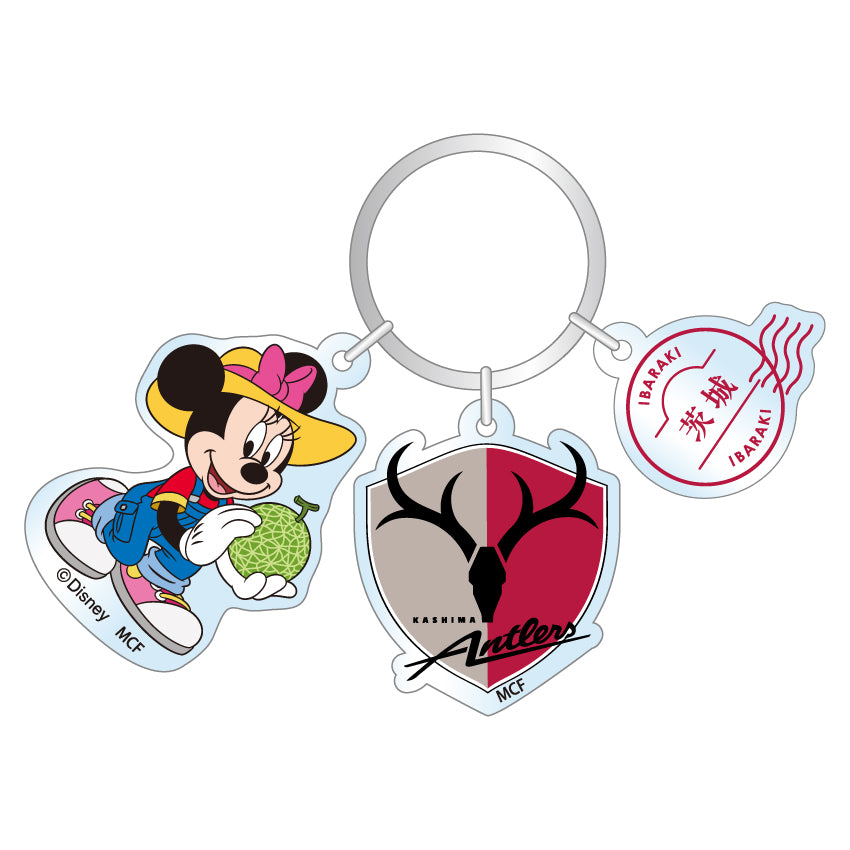 47都道府県アクリル3連キーホルダー(鹿島アントラーズ) – 鹿島