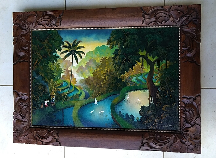 絵画（バリ島） 絵画バリ島 No.0600 絵画バリ島 No.0600 - メルカリ